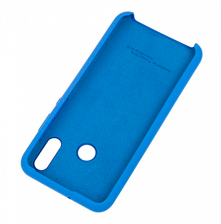 Накладка Silicone Case для Honor 8C (Светло-синий)