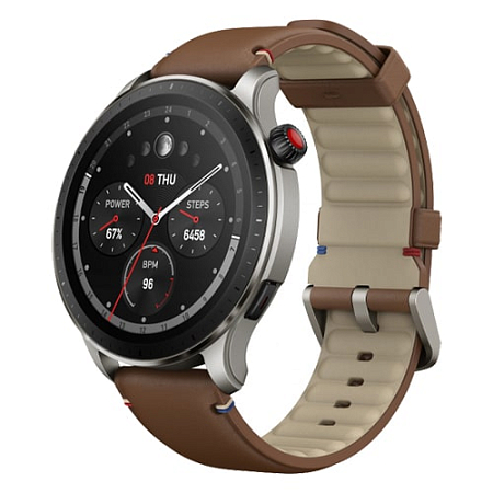 Умные часы Amazfit GTR 4 Vintage Brown Leather