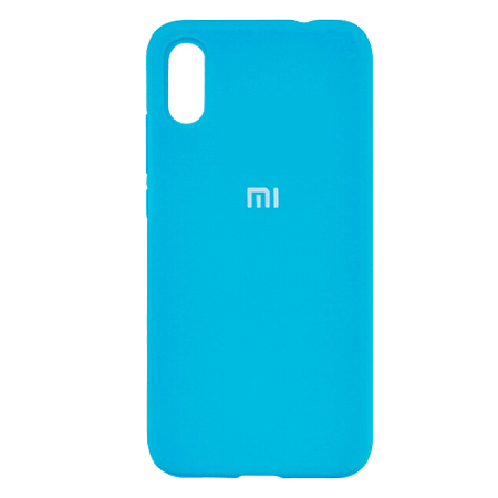 Накладка Silicone Case для Redmi 9A (Голубой)