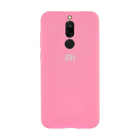 Накладка Silicone Case для Redmi 8 Розовый