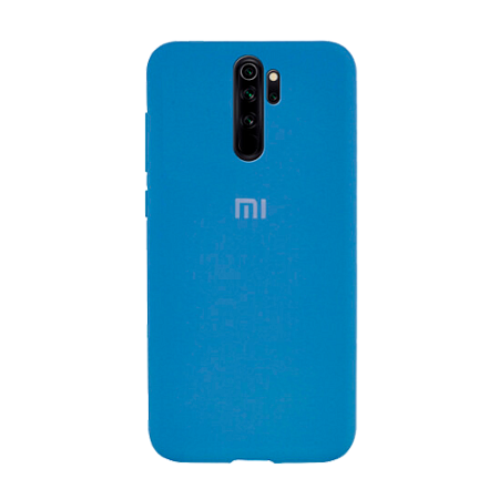 Накладка Silicone Case для Redmi Note 8 Pro (Светло-синий)