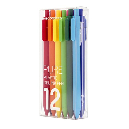 Комплект гелевых ручек KACO Pure 12 штук