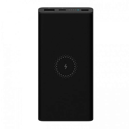 Внешний аккумулятор с поддержкой беспроводной зарядки Mi Power Bank 10000mAh Черный