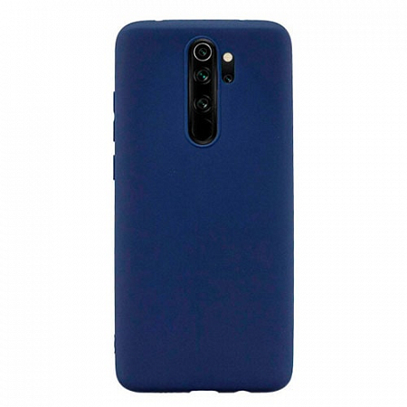 Накладка Silicone Case для Redmi Note 8 Pro Темно-синий