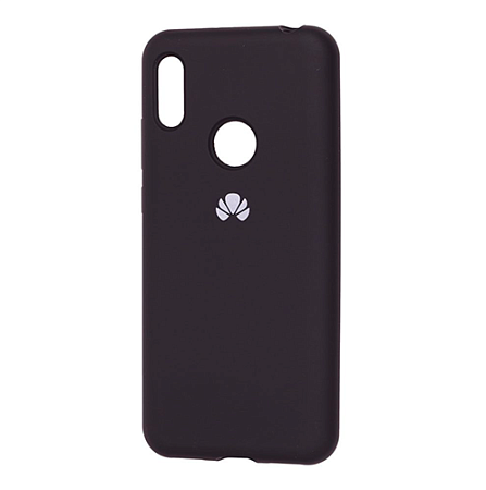 Накладка Silicone Case для Huawei Y6 2019 (Черный)