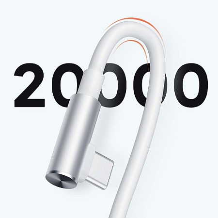 Кабель USB - Type-C Xiaomi 6A L-shaped 1.5м (BHR6324CN) White