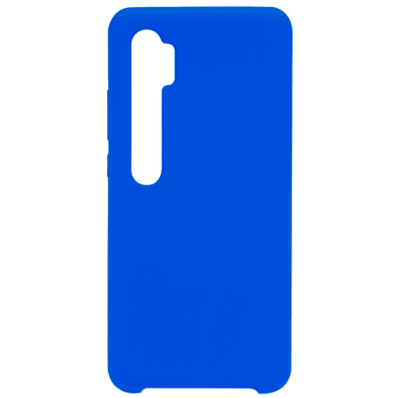 Накладка Silicone Case для Mi 10 Lite (Темно-синий)