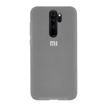 Накладка Silicone Case для Redmi Note 8 Pro Серый