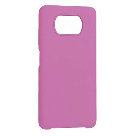 Накладка Silicone Case для Poco X3/X3 Pro (Розовый)