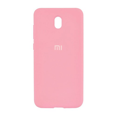 Накладка Silicone Case для Redmi 8A Розовый