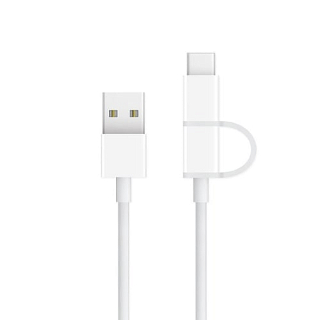 Кабель USB Type-C/Micro ZMI 30см White