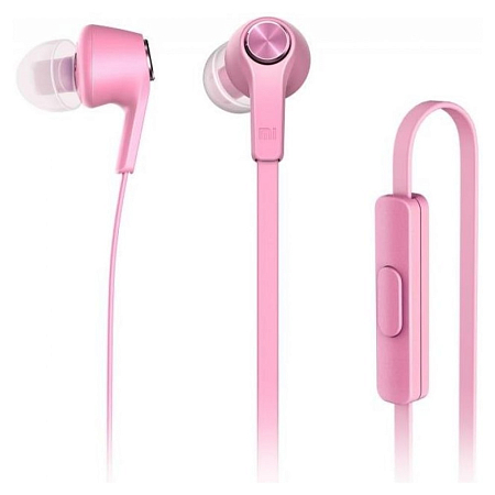 Наушники Mi Piston Colorful Edition Pink (Плоский провод)