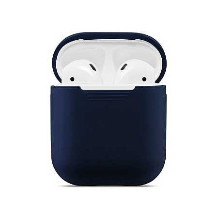 Силиконовый чехол для AirPods Темно-синий