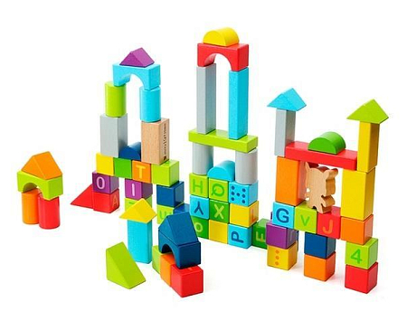 Деревянный конструктор MITU Hape 70