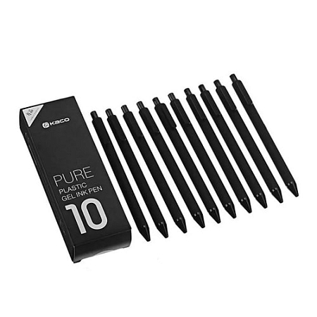 Набор гелевых ручек Kaco Pure Gel Ink Pen Black