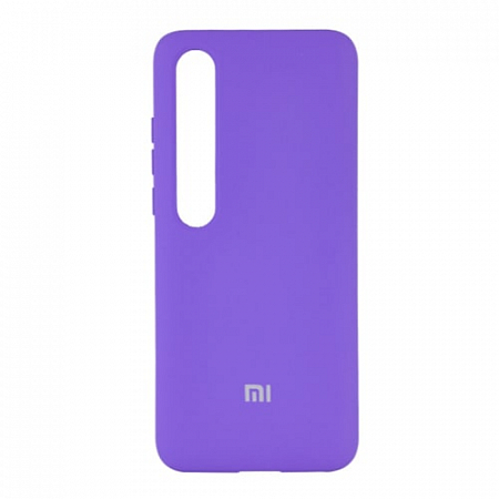 Накладка Silicone Case для Mi 10 Фиолетовый