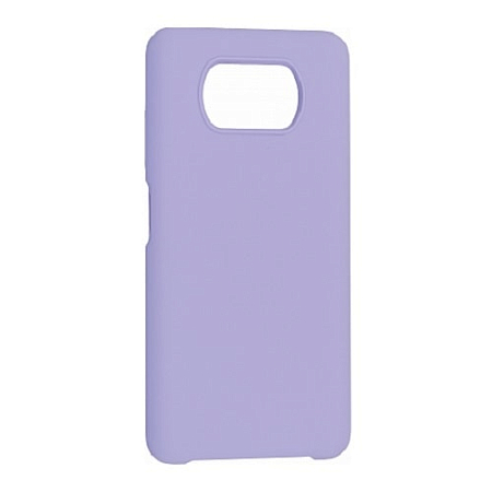 Накладка Silicone Case для Poco X3/X3 Pro (Сиреневый)