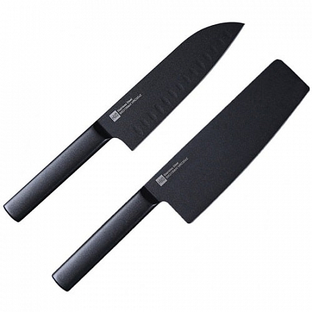 Набор кухонных ножей Huo Hou Black Heat Knife Set 2 шт
