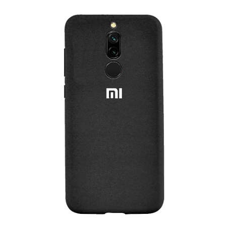 Накладка Silicone Case для Redmi 8 (Черный)