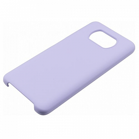 Накладка Silicone Case для Poco X3/X3 Pro (Сиреневый)